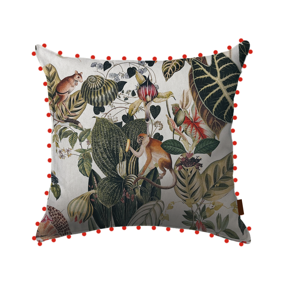 Nature Dance Jungle Cushion Cover – Jungle, 43x43cm | Modora UAE